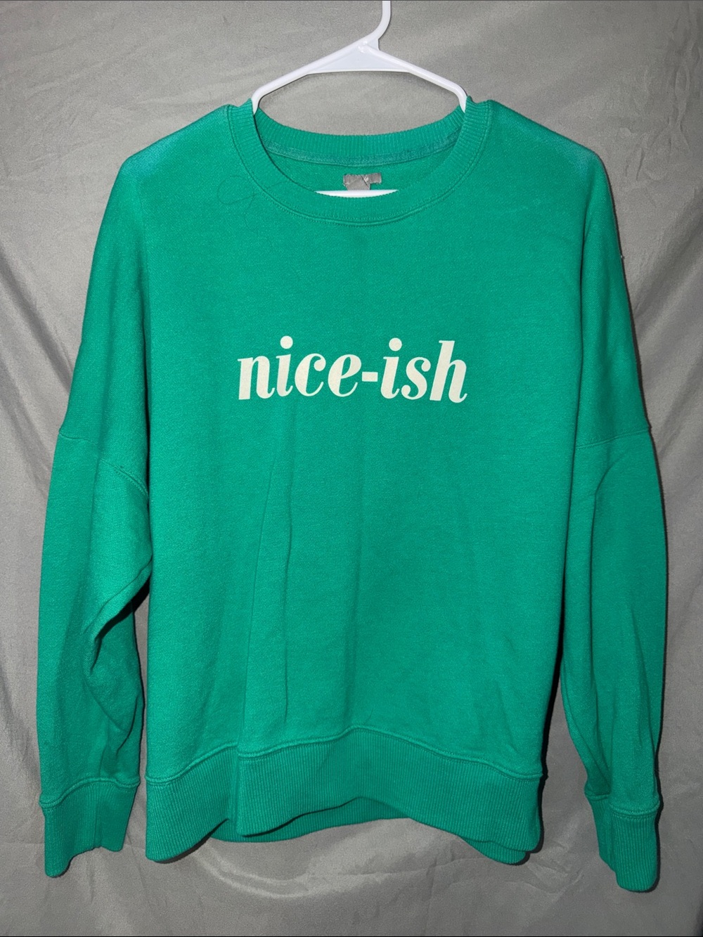 aerie Emerald Green Crewneck Sweatshirt